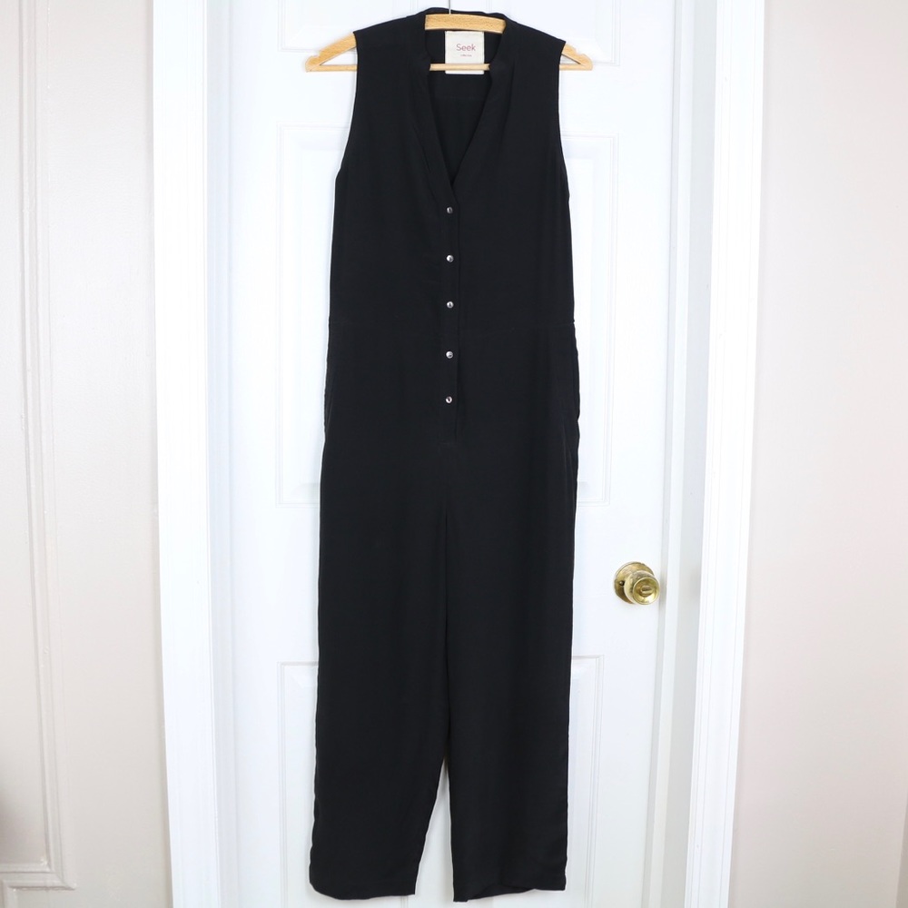 SEEK COLLECTIVE Reena Silk Jumpsuit - Picture 4 of 7